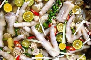 Gỏi Chân Gà ngâm sả ,tắc